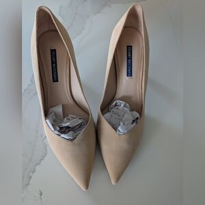 Stuart Weitzman Women's Beige Heels
